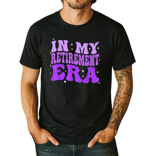 In My Retirement Era Groovy Retired Teacher 2025 Women Men's Casual T-Shirt - teacherstshirts.com AU