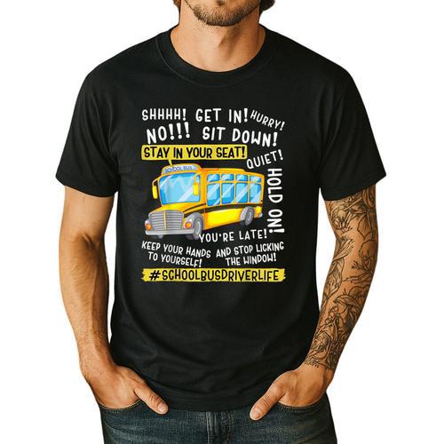 School Bus Driver Life Last Day Of School Teacher Kids Men's Casual T-Shirt - teacherstshirts.com DE