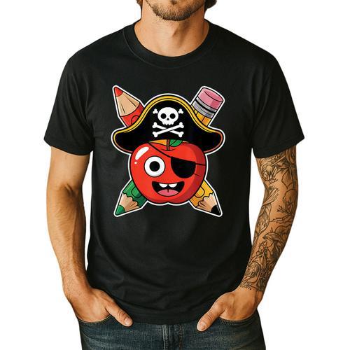 School International Talk Like A Pirate Day Pirate Teacher Men's Casual T-Shirt - teacherstshirts.com UK
