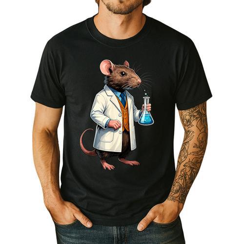 Science Rat Lab Science Scientist Mouse Teacher Chemistry Men's Casual T-Shirt - teacherstshirts.com DE