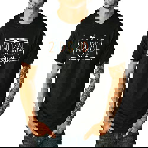 Second Grade Squad Teachers Kids 2nd Grade Back To School Men&#x27;s Casual T-Shirt - teacherstshirts.com