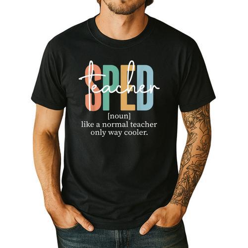 Special Education Sped Teacher Definition For Women & Men Men's Casual T-Shirt - teacherstshirts.com AU