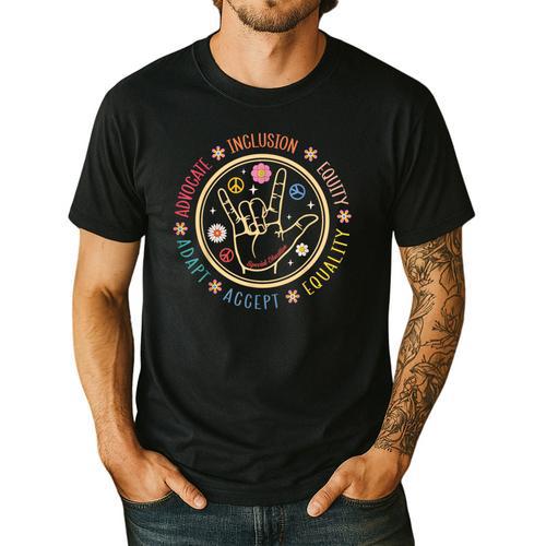 Special Education SPED Teacher IEP Advocate Inclusion Autism Men's Casual T-Shirt - teacherstshirts.com DE