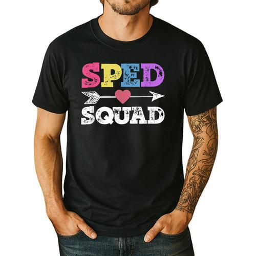 Special Education Squad Shirt SPED Squad Teacher's Day For Men Women Men's Casual T-Shirt - teacherstshirts.com