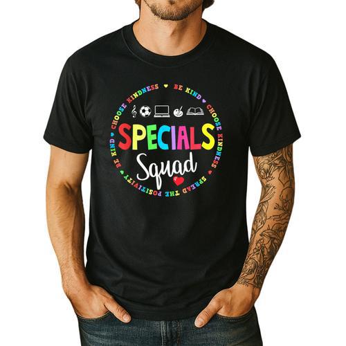 Specials Squad Teacher TRIBE Team Back To Primary School Men Women Girls Kids Men's Casual T-Shirt - teacherstshirts.com CA