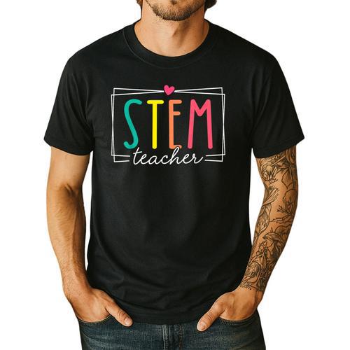 STEM Teacher Science Appreciation Women Back To School Men's Casual T-Shirt - teacherstshirts.com AU