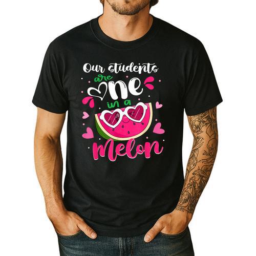 Our Students Are One In A Melon Teacher Watermelon Summer Men's Casual T-Shirt - teacherstshirts.com DE