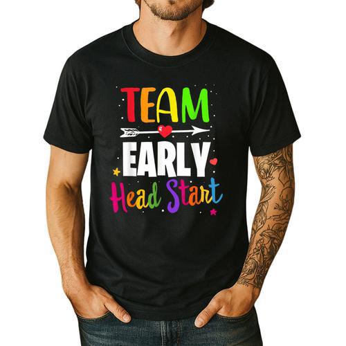 Teacher Early Childhood Education Preschool Head Start Crew Men's Casual T-Shirt - teacherstshirts.com