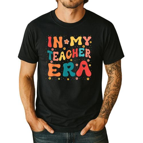 In My Teacher Era First Day Of School Back To School Retro Men's Casual T-Shirt - teacherstshirts.com DE