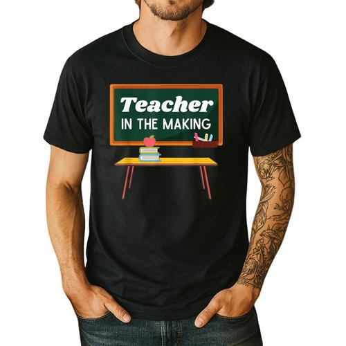 Teacher In The Making Future Teacher Kids Back To School Men's Casual T-Shirt - teacherstshirts.com UK