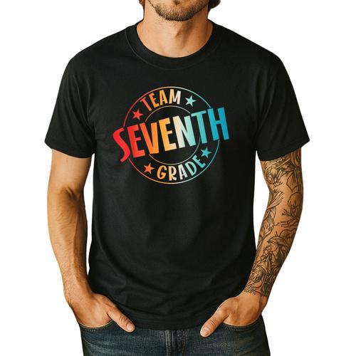 Team Seventh Grade Teacher Student Back To School 7th Grade Men's Casual T-Shirt - teacherstshirts.com CA