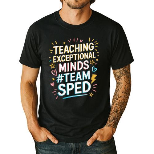 Team Sped Sped Teacher Special Education Teacher Team Men's Casual T-Shirt - teacherstshirts.com AU