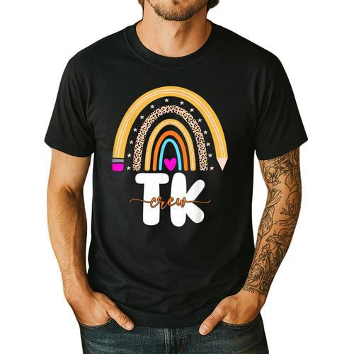 Team TK Transitional Kindergaten TK Crew Squad Teacher Kids Men's Casual T-Shirt - teacherstshirts.com AU