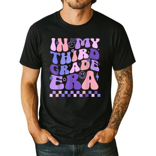 In My Third Grade Era 3rd Grade Teacher Student Boy Girl Men's Casual T-Shirt - teacherstshirts.com CA