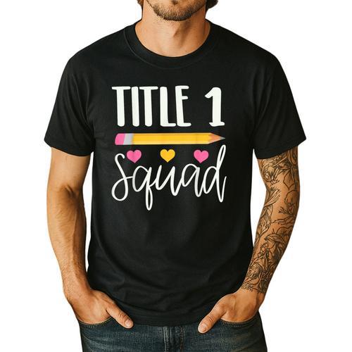 Title 1 Reading Teacher Shirt Men's Casual T-Shirt - teacherstshirts.com AU