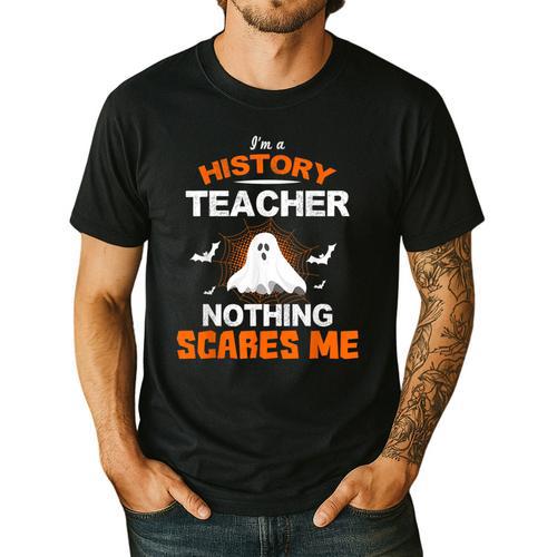 History Teacher School Shirt Halloween Educator Men Women Kids Men's Casual T-Shirt - teacherstshirts.com