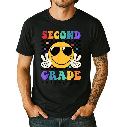 2nd Grade Teacher Shirts First Day Second Grade Shirt Girls Men's Casual T-Shirt - teacherstshirts.com