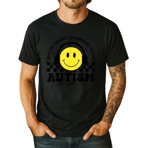 Autism Awareness Acceptance Special Education Teacher Kids Men's Casual T-Shirt - teacherstshirts.com