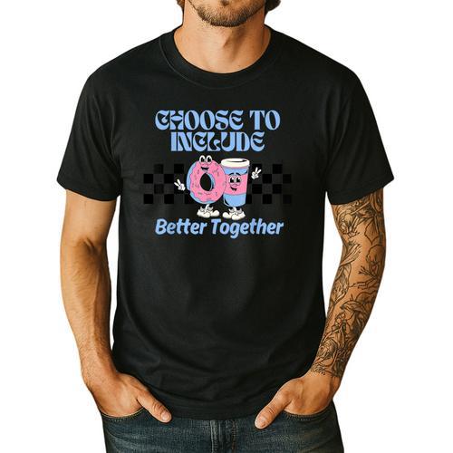 Choose To Include Special Education Teacher Autism Awareness Men's Casual T-Shirt - teacherstshirts.com DE
