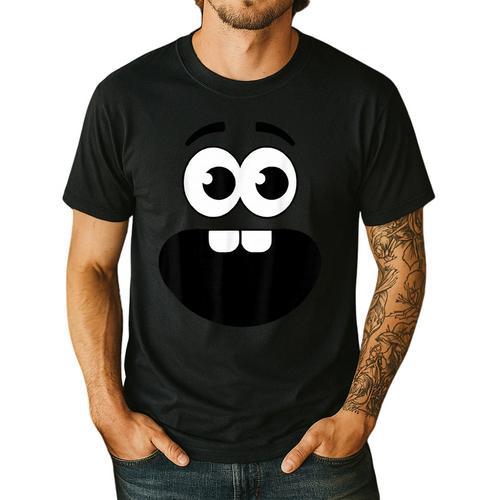 Creepy Carrots Face Teacher Halloween Costume Matching Men's Casual T-Shirt - teacherstshirts.com AU