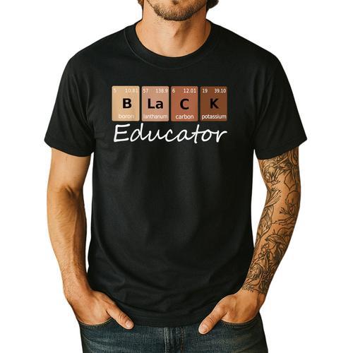 Educator Science Teacher Melanin Educator Science Men's Casual T-Shirt - teacherstshirts.com DE