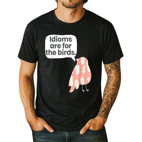 English Teachers Idiom Joke Grammar Police Literature Lovers Men Women Girls Kids Men's Casual T-Shirt - teacherstshirts.com UK