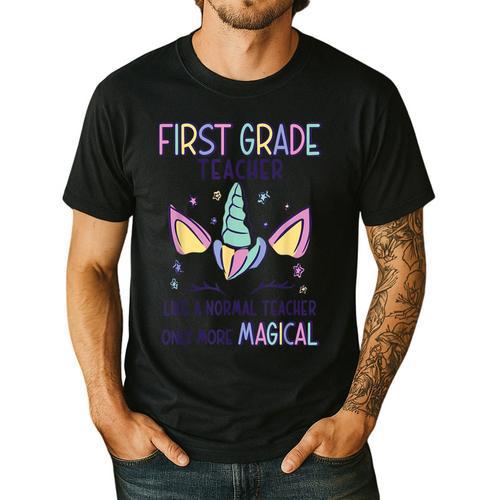First Grade Teacher Definition Men's Casual T-Shirt - teacherstshirts.com UK