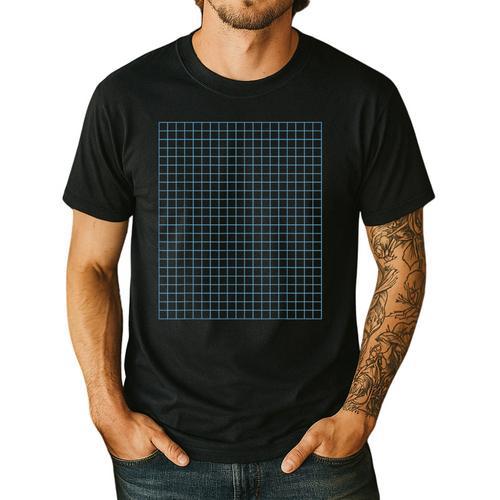 Graph Paper Engineer Architecture Math Teacher Costume Men's Casual T-Shirt - teacherstshirts.com