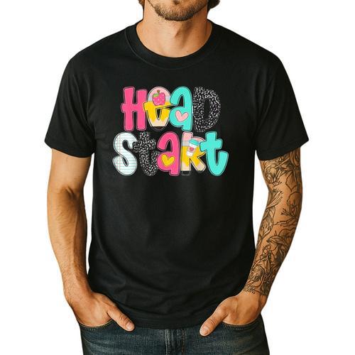 Head Start Team Homeschool Teacher Headstart Back To School Men's Casual T-Shirt - teacherstshirts.com UK