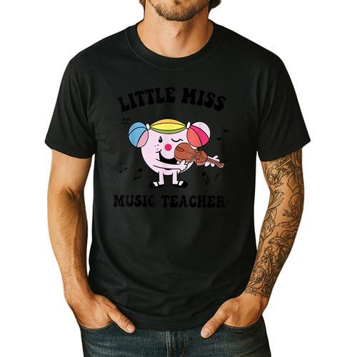 Little Miss Music Teacher Music Teacher Team Men's Casual T-Shirt - teacherstshirts.com UK