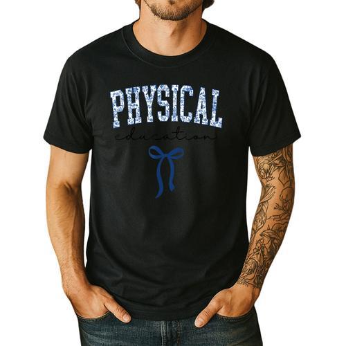 Physical Education PE Teacher PHYS Ed Student Graduation Men's Casual T-Shirt - teacherstshirts.com