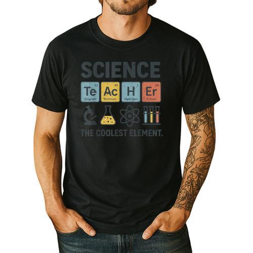 Science Teacher Periodic Table Jokes Chemistry Pun Men's Casual T-Shirt - teacherstshirts.com UK