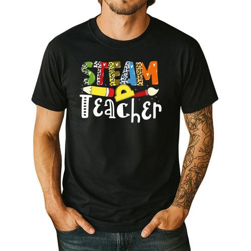 Steam Teacher Science Tech Engineering Arts Maker Men's Casual T-Shirt - teacherstshirts.com AU