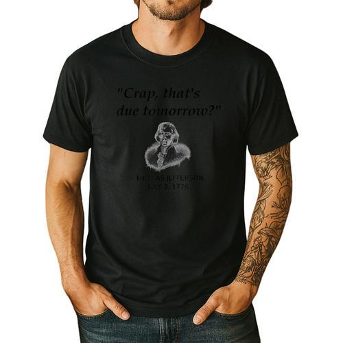 Thomas Jefferson USA History Teacher Student Men's Casual T-Shirt - teacherstshirts.com DE