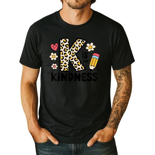 Unity Day Design Kindness Orange Teacher Kids Be Kind Men's Casual T-Shirt - teacherstshirts.com