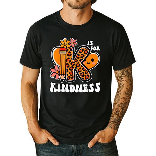 Unity Day Shirt Kindness Orange Teacher Kids Be Kind Men's Casual T-Shirt - teacherstshirts.com DE
