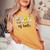 Mama Of Both Baseball Softball Mom Mother's Day Women's Oversized Comfort T-shirt Mustard