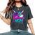 Cool Baseball Mom Neon Drip Sports Fan Women's Oversized Comfort T-Shirt Pepper