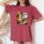 Vintage 90S Chihuahua Howling At The Moon Chihuahua Dog Mom Women's Oversized Comfort T-Shirt Blue Jean