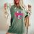 Mother Day In My Spider Mom Era Women's Oversized Comfort T-Shirt Moss