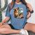 Vintage 90S Chihuahua Howling At The Moon Chihuahua Dog Mom Women's Oversized Comfort T-Shirt Mustard
