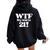 21St Birthday For Mom 21 Year Old Child Son Daughter Women Oversized Hoodie Back Print Black