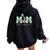 Mom & Dad Of The Lucky Duck 1St Birthday Mommy And Me Duck Women Oversized Hoodie Back Print Black