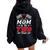 Mom Of The Two Fast 2Nd Birthday Racing Car Family Women Oversized Hoodie Back Print Black