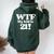 21St Birthday For Mom 21 Year Old Child Son Daughter Women Oversized Hoodie Back Print Navy Blue