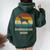 Doberman Mom Dobie Dog Lovers Retro Dobie Mom Women Oversized Hoodie Back Print Navy Blue