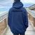Zaragoza Negrointage Font Hombres Y Es Women Oversized Hoodie Back Print Navy Blue Zaragoza Negrointage Font Hombres Y Es Women Oversized Hoodie Back Print Navy Blue