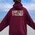 Substitute Teacher Back To School Substitute Teacher Women Oversized Hoodie Back Print Maroon