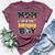 Mom Of The Birthday Boy Astronaut Family Space Planets Bella Canvas T-shirt Heather Maroon