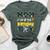 Mom Of The Birthday Boy Astronaut Family Space Planets Bella Canvas T-shirt Heather Mauve